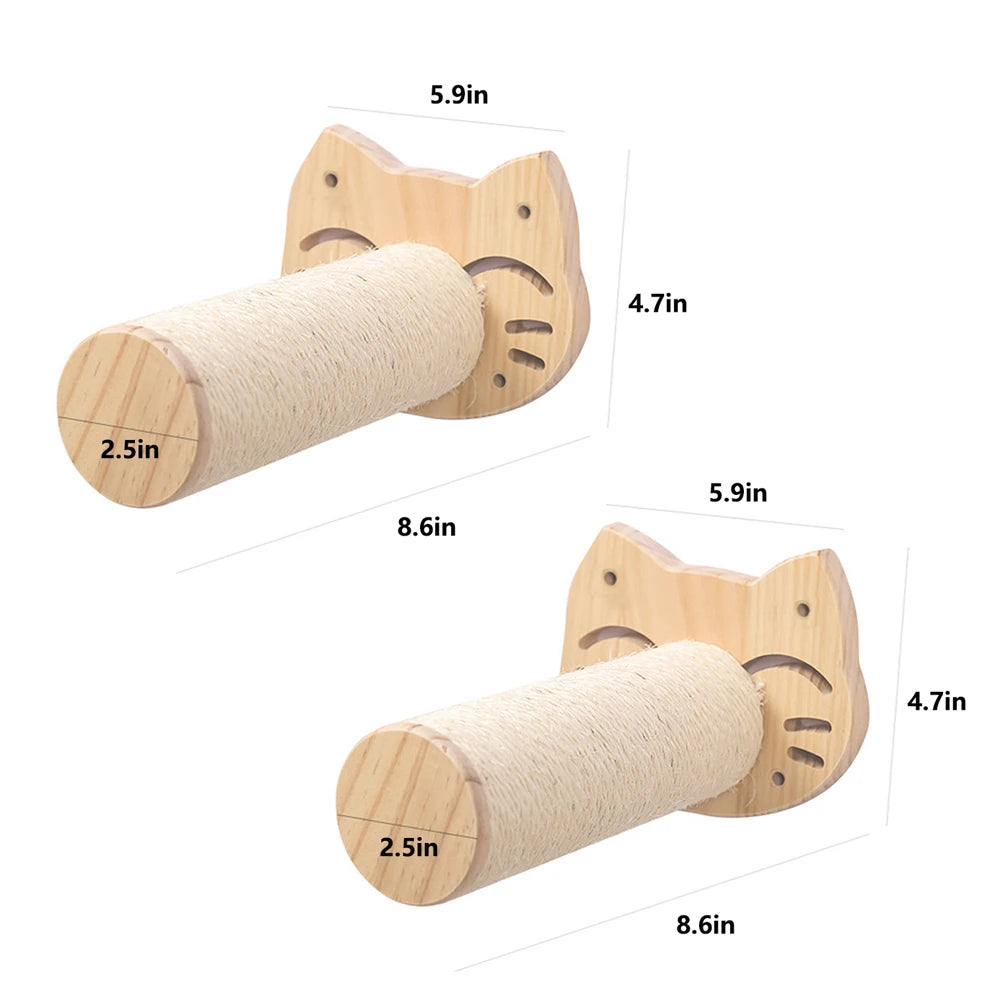 Cat Wall Shelves, Perches & Climbing Set