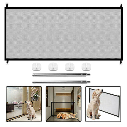 Portable Mesh Pet & Baby Gate for Stairs/Doors