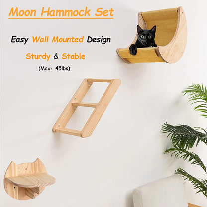 Cat Wall Shelves, Perches & Climbing Set