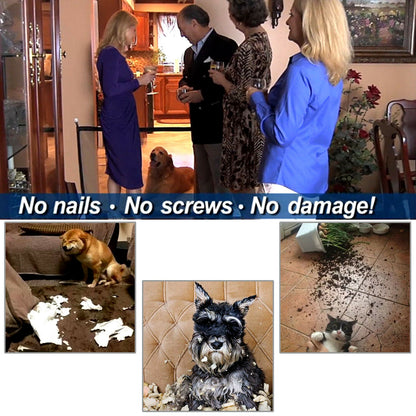 Portable Mesh Pet & Baby Gate for Stairs/Doors