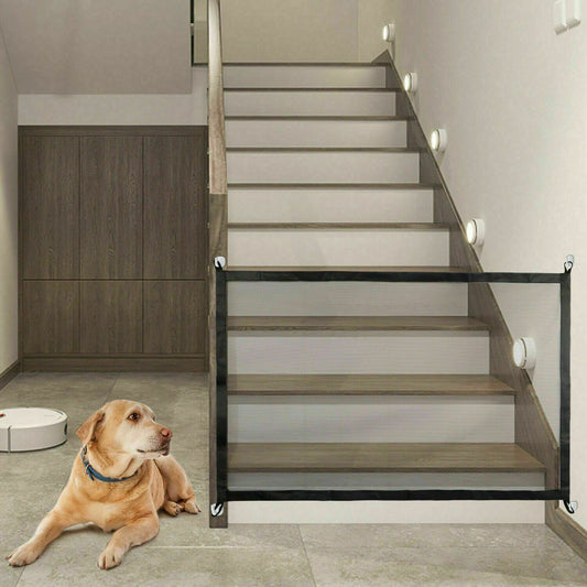 Portable Mesh Pet & Baby Gate for Stairs/Doors
